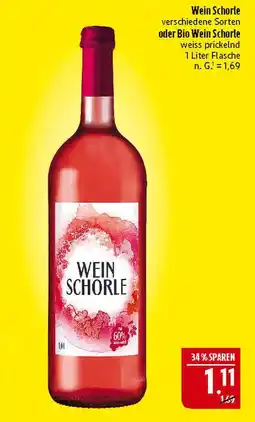 Marktkauf Wein schorle Angebot