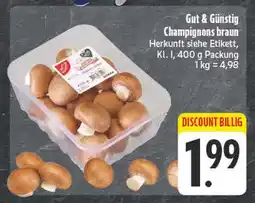 Edeka Gut & günstig champignons braun Angebot