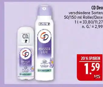 Marktkauf Cd deo wasserlilie roller Angebot