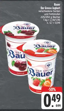 Edeka Bauer der grosse joghurt kirsche Angebot