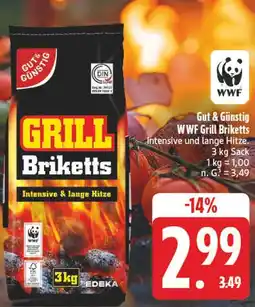 Edeka Gut & günstig wwf grill briketts Angebot