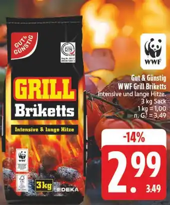 Edeka Gut & günstig wwf grill briketts Angebot