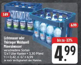 Edeka Lichtenauer mineralwasser Angebot