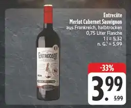 Edeka Entrecôte merlot cabernet sauvignon Angebot