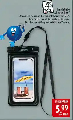 Marktkauf 2go handyhülle beach bag Angebot