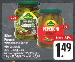 Edeka Kühne peperoni scharf Angebot