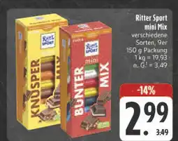 Edeka Ritter sport knusper mini mix Angebot