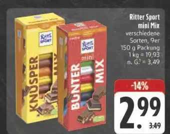 Edeka Ritter sport knusper mini mix Angebot
