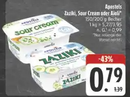 Edeka Apostels zaziki, sour cream oder aioli Angebot