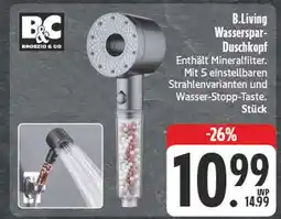 Edeka Broszio & co b.living wasserspar-duschkopf Angebot