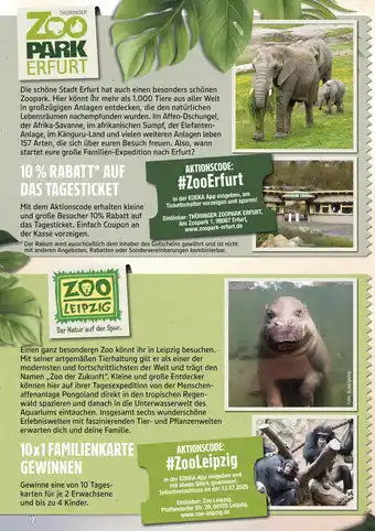 Marktkauf Zoo park erfurt tagesticket zoo park erfurt Angebot