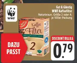 Edeka Gut & günstig wwf kaffeefilter Angebot