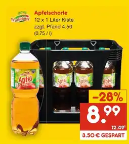 Netto Marken-Discount Fruchtinsel apfelschorle Angebot