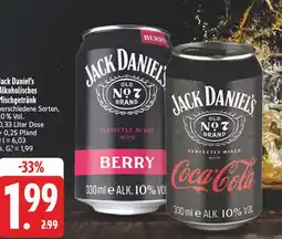 Edeka Jack daniel's berry alkoholisches mischgetränk Angebot