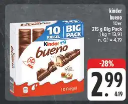 Edeka Kinder bueno 10er Angebot