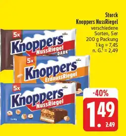 Edeka Storck knoppers nussriegel Angebot