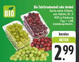 Edeka Bio tafeltrauben hell Angebot