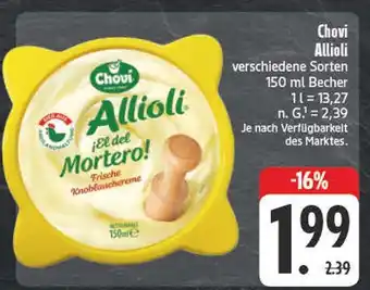 Edeka Chovi allioli Angebot