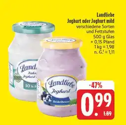 Edeka Landliebe joghurt Angebot