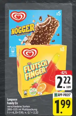 Edeka Langnese nogger das original Angebot