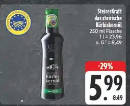 Edeka Steirerkraft das steirische kürbiskernöl Angebot