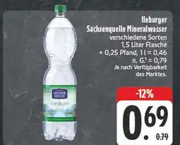 Edeka Sachsenquelle mineralwasser Angebot