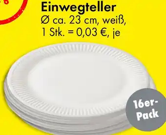 TEDi Einwegteller Angebot