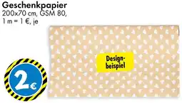 TEDi Geschenkpapier Angebot