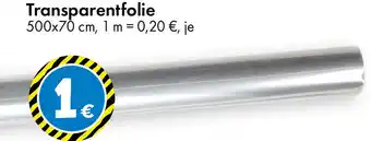 TEDi Transparentfolie Angebot