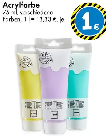 TEDi Acrylfarbe Angebot