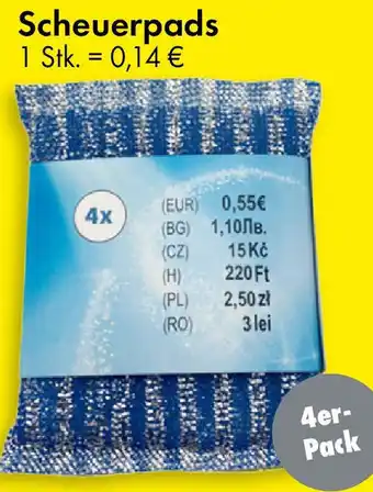 TEDi Scheuerpads Angebot