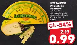 Kaufland LEERDAMMER Original oder Delacrème Angebot