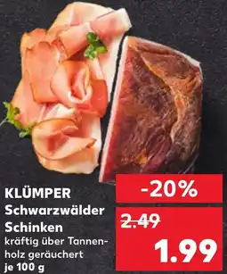 Kaufland KLÜMPER Schwarzwälder Schinken Angebot