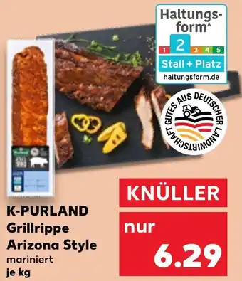 Kaufland K-PURLAND Grillrippe Arizona Style Angebot