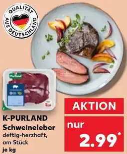 Kaufland K-PURLAND Schweineleber Angebot
