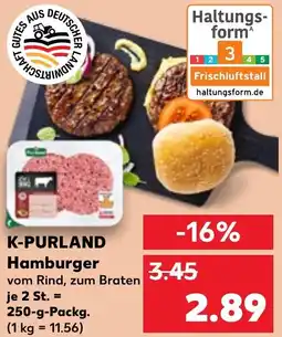 Kaufland K-PURLAND Hamburger Angebot