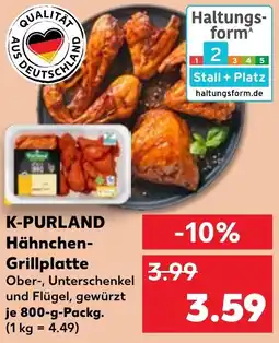 Kaufland K-PURLAND Hähnchen Grillplatte Angebot