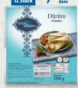 Lidl 1001 Delights Dürüm Wraps Angebot