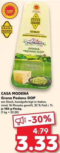 Kaufland CASA MODENA Grana Padano DOP Angebot