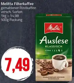 Ihr Frischmarkt Melitta Filterkaffee Angebot