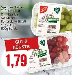 Ihr Frischmarkt Spanien/Italien Tafeltrauben Angebot