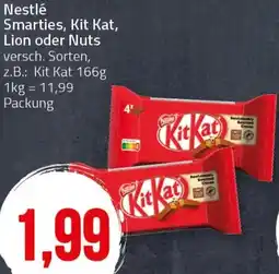 Ihr Frischmarkt Nestlé Smarties, Kit Kat, Lion oder Nuts Angebot