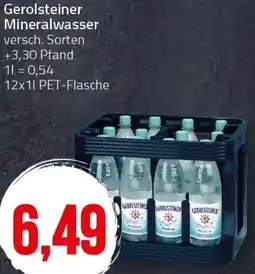 Ihr Frischmarkt Gerolsteiner Mineralwasser Angebot