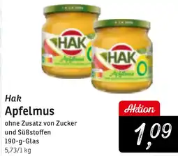 KONSUM Hak Apfelmus Angebot