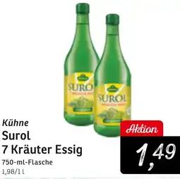 KONSUM Kühne Surol 7 Kräuter Essig Angebot