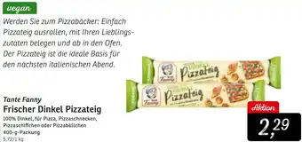 KONSUM Tante Fanny Frischer Dinkel Pizzateig Angebot