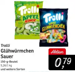 KONSUM Trolli Glühwürmchen Sauer Angebot