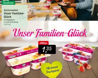 KONSUM Sachsenmilch Unser Familien Glück Angebot