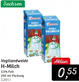 KONSUM Vogtlandweide H-Milch Angebot