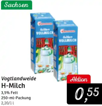 KONSUM Vogtlandweide H-Milch Angebot